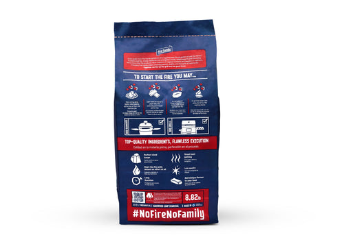 Charcoal Fire Family 8.82 libras | 100% Natural, White Quebracho Argentino.