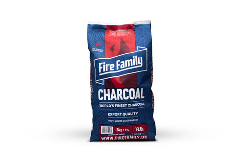 Charcoal Fire Family 17.6 lb | 100% Natural, White Quebracho Argentino.